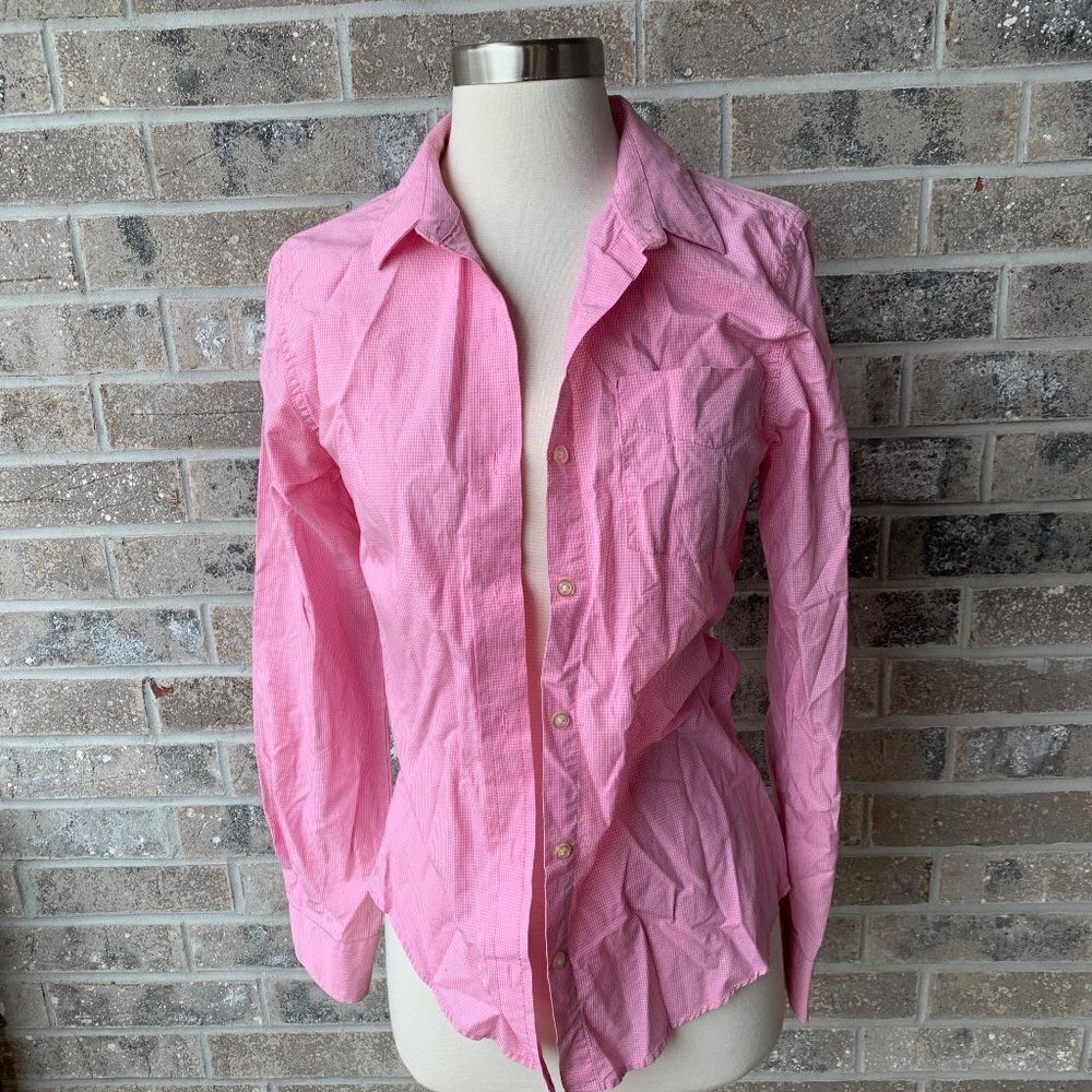 JACHS GIRLFRIEND Plaid Check Gingham Long Sleeve